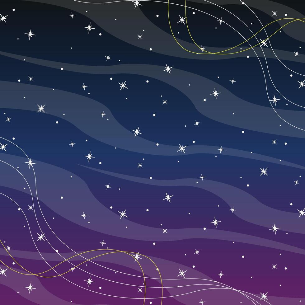 Space background with stars and lines. Space concept. Gradient background. Background for text. vector