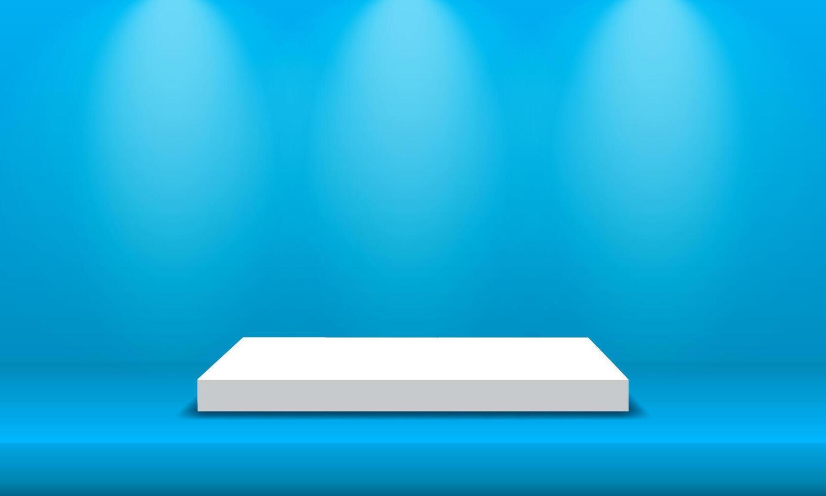 Podium display product background 3d. rendering of 3d background with podium. Stand to showcase products on 3d podium. vector