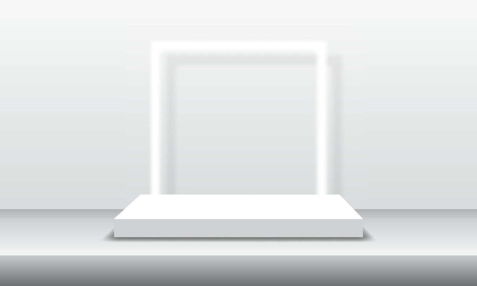 3d background product showing podium scene with geometric platform. vector
