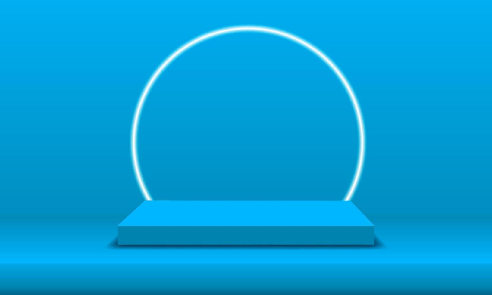 3d podium minimal scene with geometric products. Scene to show products. 3d podium product rendering background vector