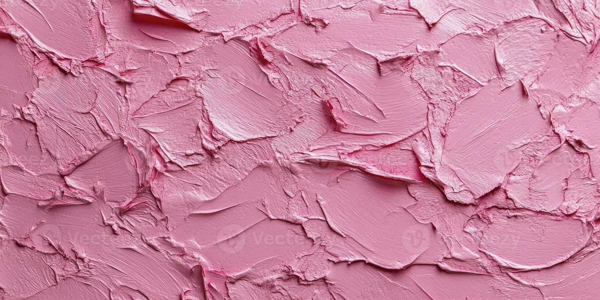 Textured Pink Paint Strokes Closeup for Artistic Background and Design Elements photo