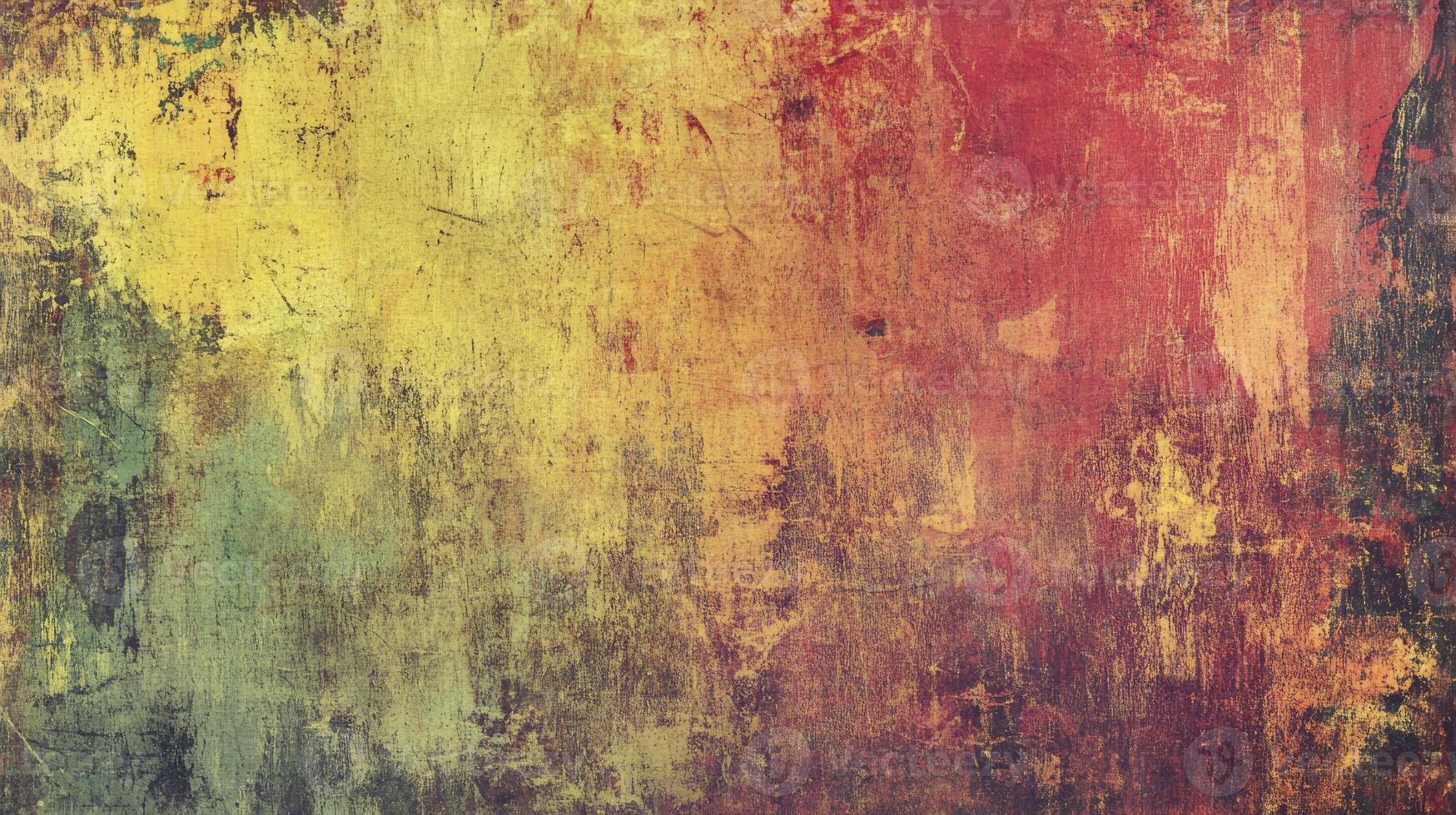 Abstract Painted Background with Grunge Texture and Vibrant Color Blend photo
