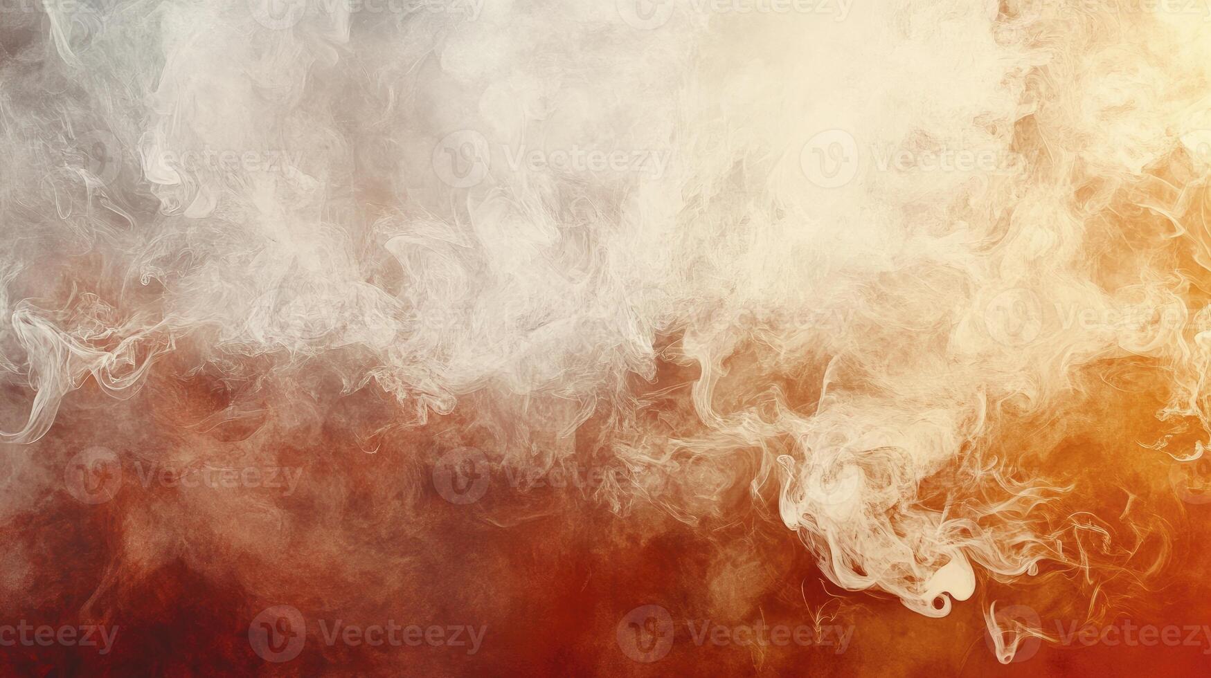 Abstract Smoke Swirling with Warm Brown and White Tones Texture photo