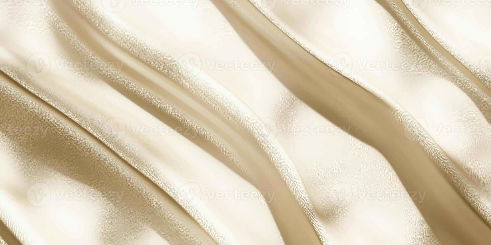 Elegant Silk Fabric Flowing with Soft Waves for Luxurious Background photo