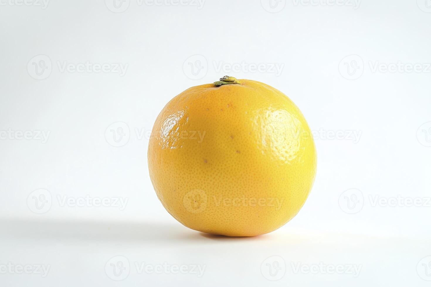 Close Up of Ripe Grapefruit on White Background for Food Concepts photo