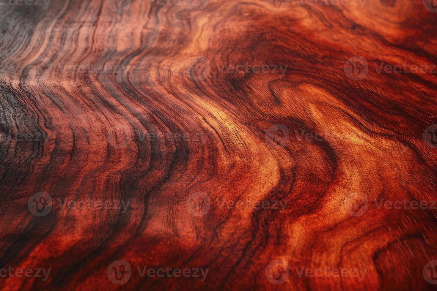 Detailed View of Richly Grained Wood Surface Texture Close Up photo