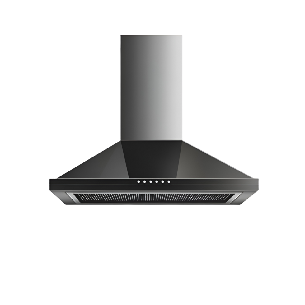 3D Range Hood Ventilation System On Transparent Background png