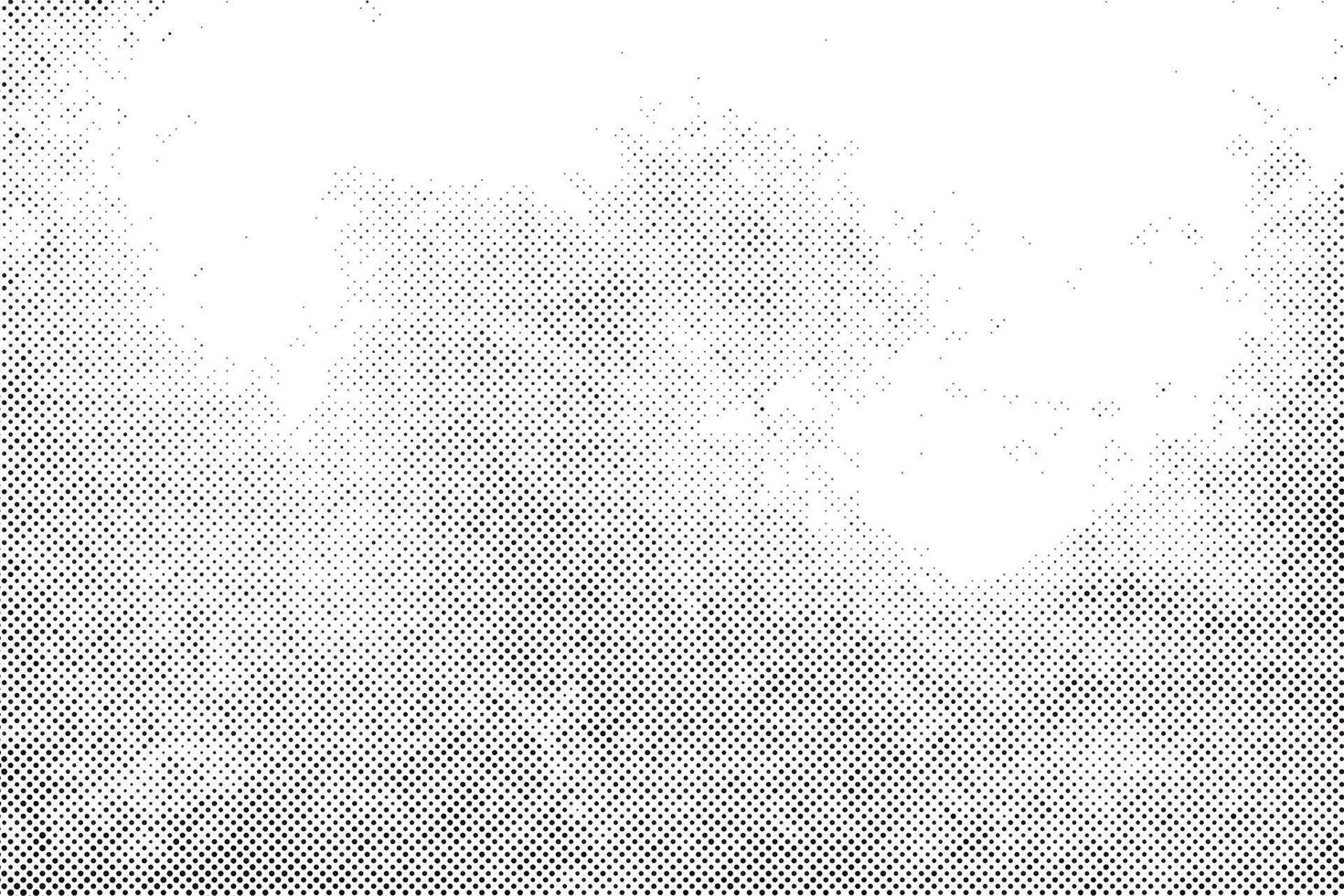 Grunge halftone texture black and white background vector