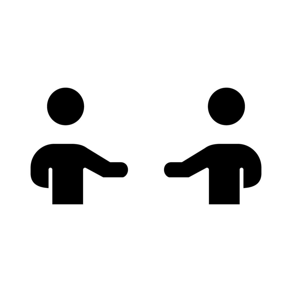 Man and woman icon. Social media marketing concept. illustration on white background. vector