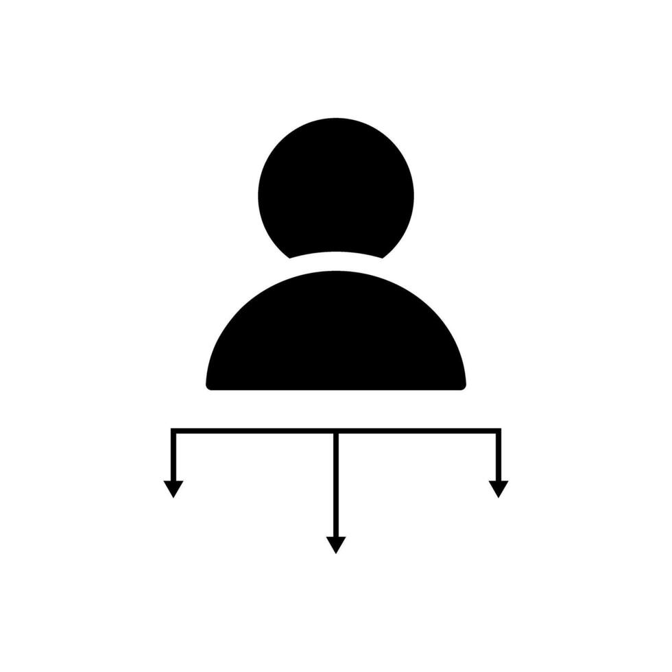 user icon on white background for graphic and web design. Simple sign. Internet concept symbol for website button or mobile app vector