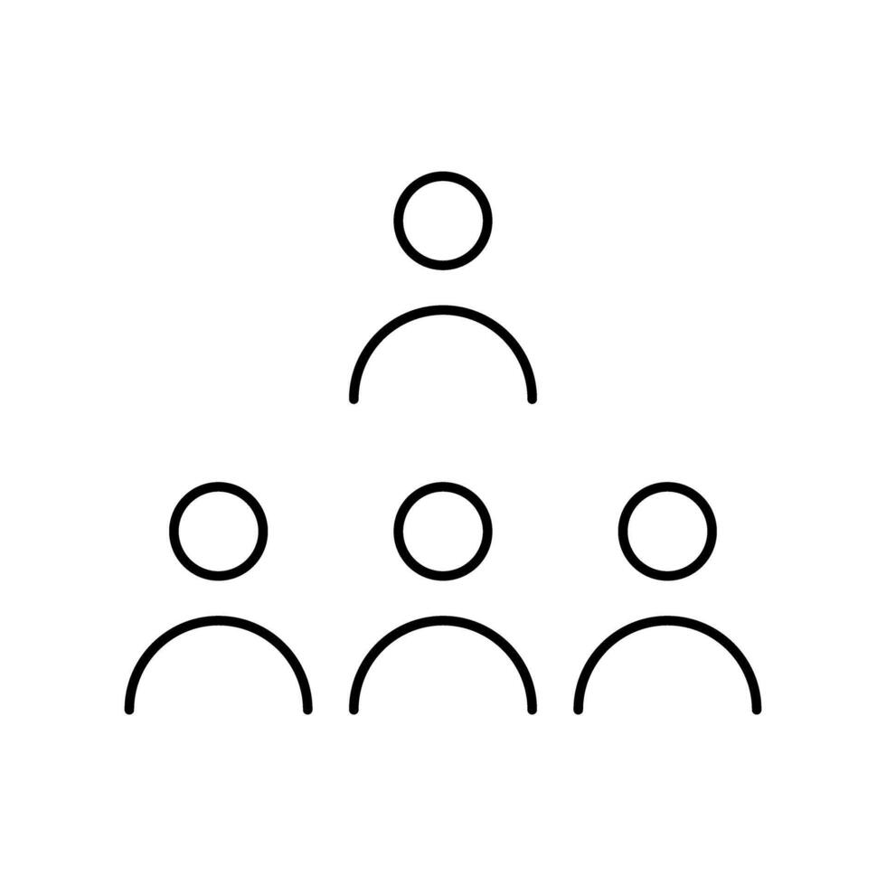 Teamwork icon design template on white background. Teamwork symbol. vector