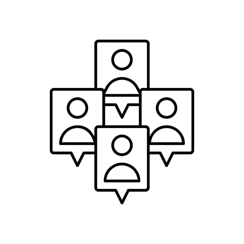 Social media marketing icon. Marketing concept. illustration can be used for web design, mobile apps, and print media. vector