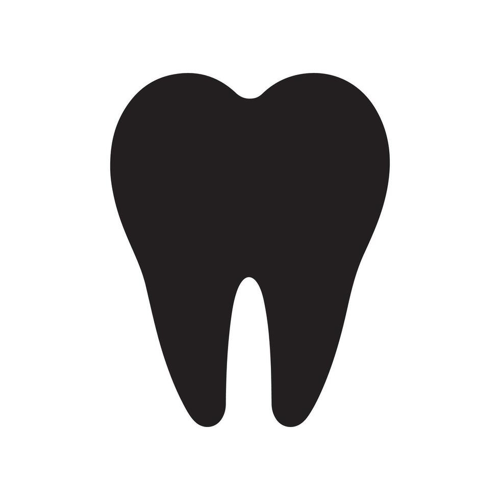 Tooth icon illustration. Teeth icon. Tooth shape symbol icon vector