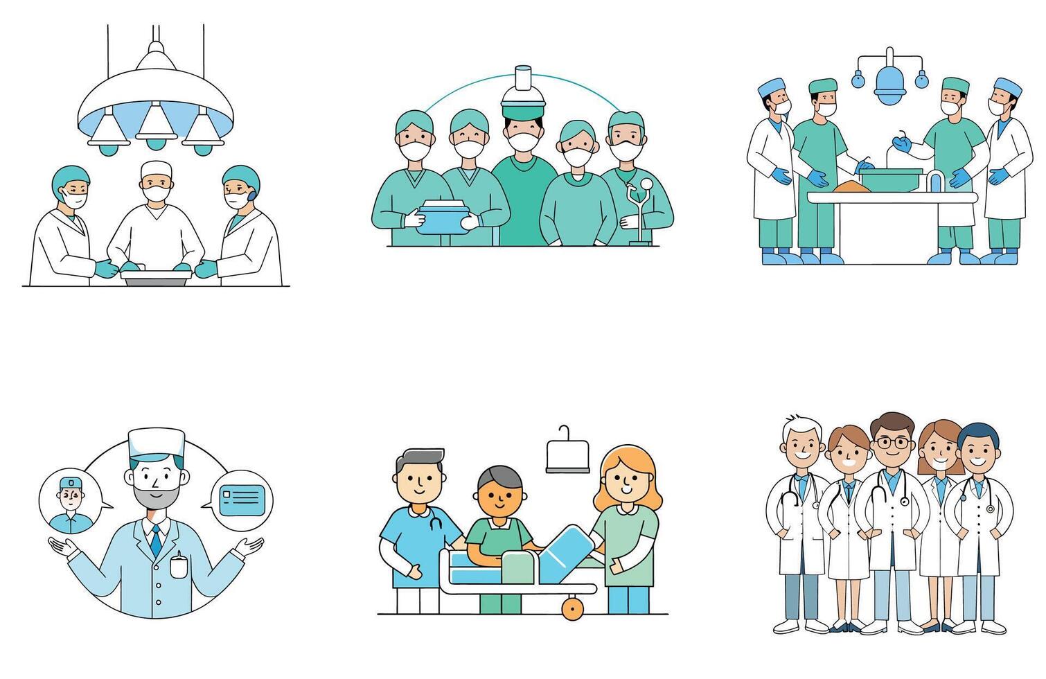 Modern Office Bundle Medicine and Sleek Design Collection Icons vector
