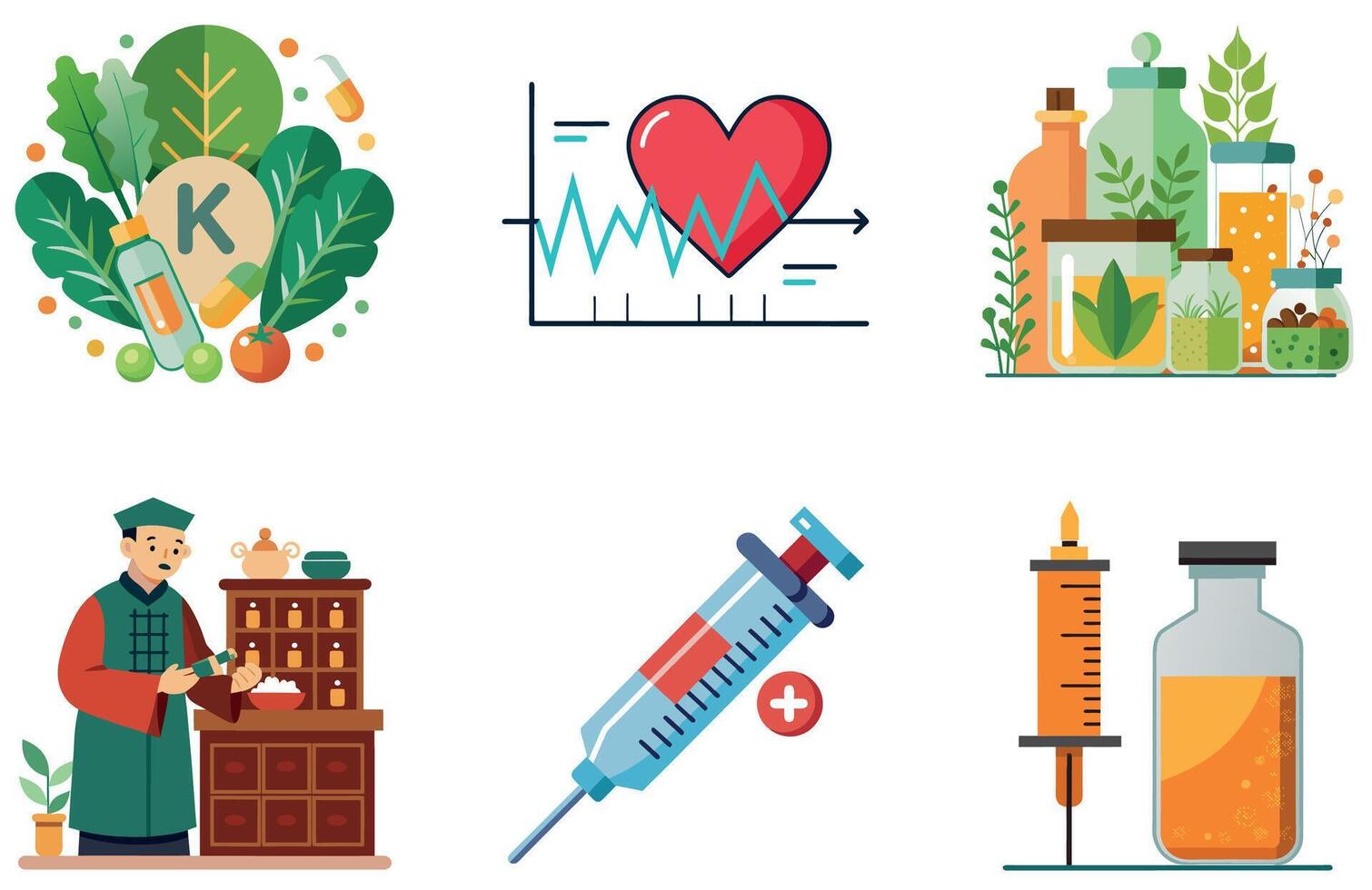 Lab Test Bundle. Liquid Medicine Sample Collection Stickers vector