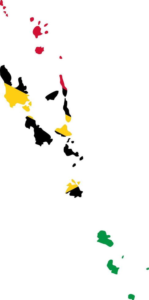 State borders the country Vanuatu. Vanuatu border. Map Vanuatu. Map silhouette. Banner, poster template. Independence Day. vector