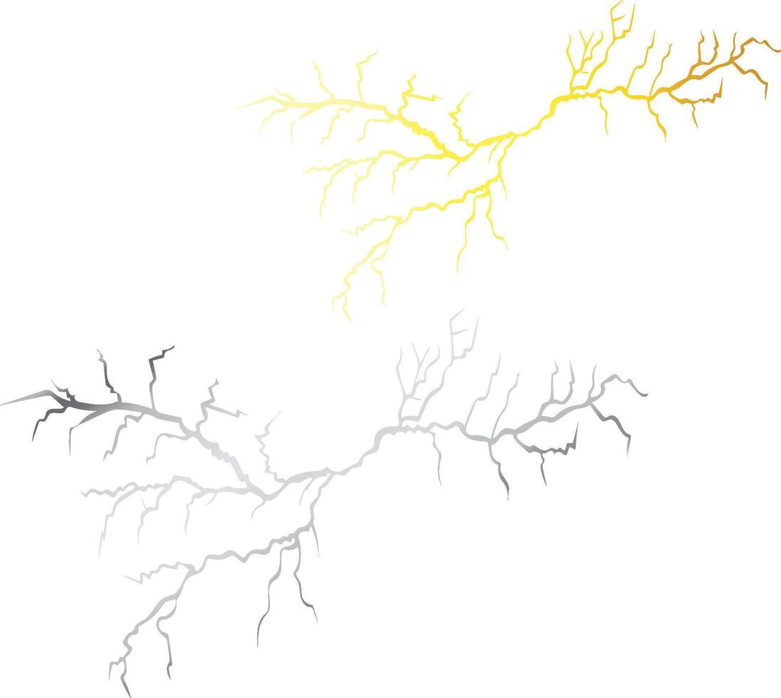 Bright Light Effects Lightning vector