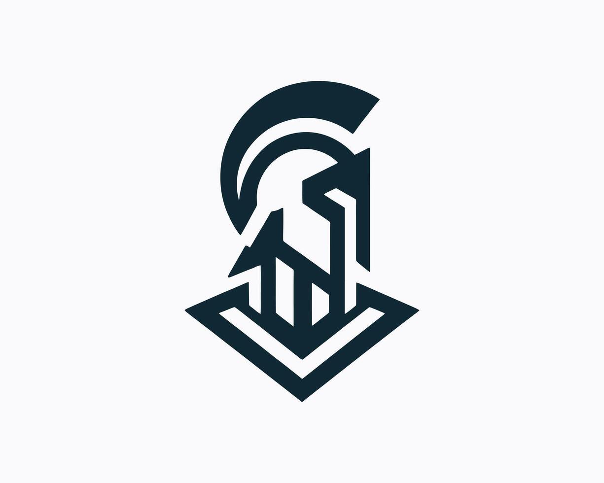 A logo for a company that is called spartan vector