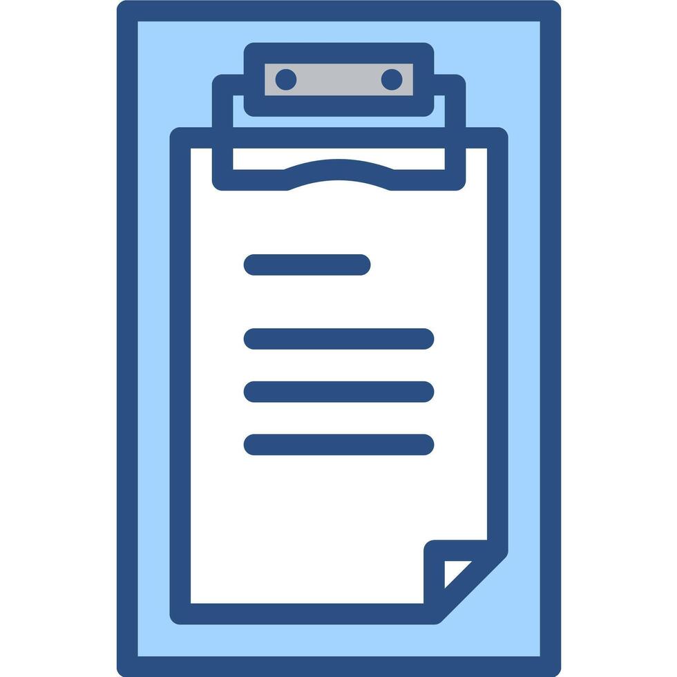 Clipboard with Document Icon List for Task Management and Organization vector