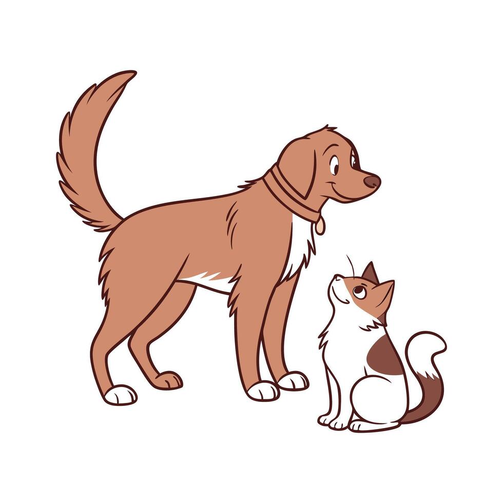 Nova Scotia Duck Tolling Retriever Illustration vector