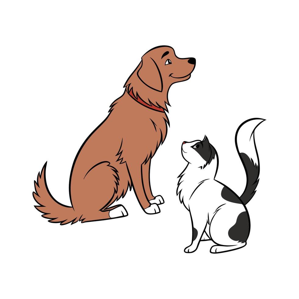 Nova Scotia Duck Tolling Retriever Playful Pose vector