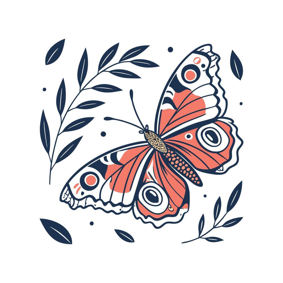 Charming Papillon Breed vector
