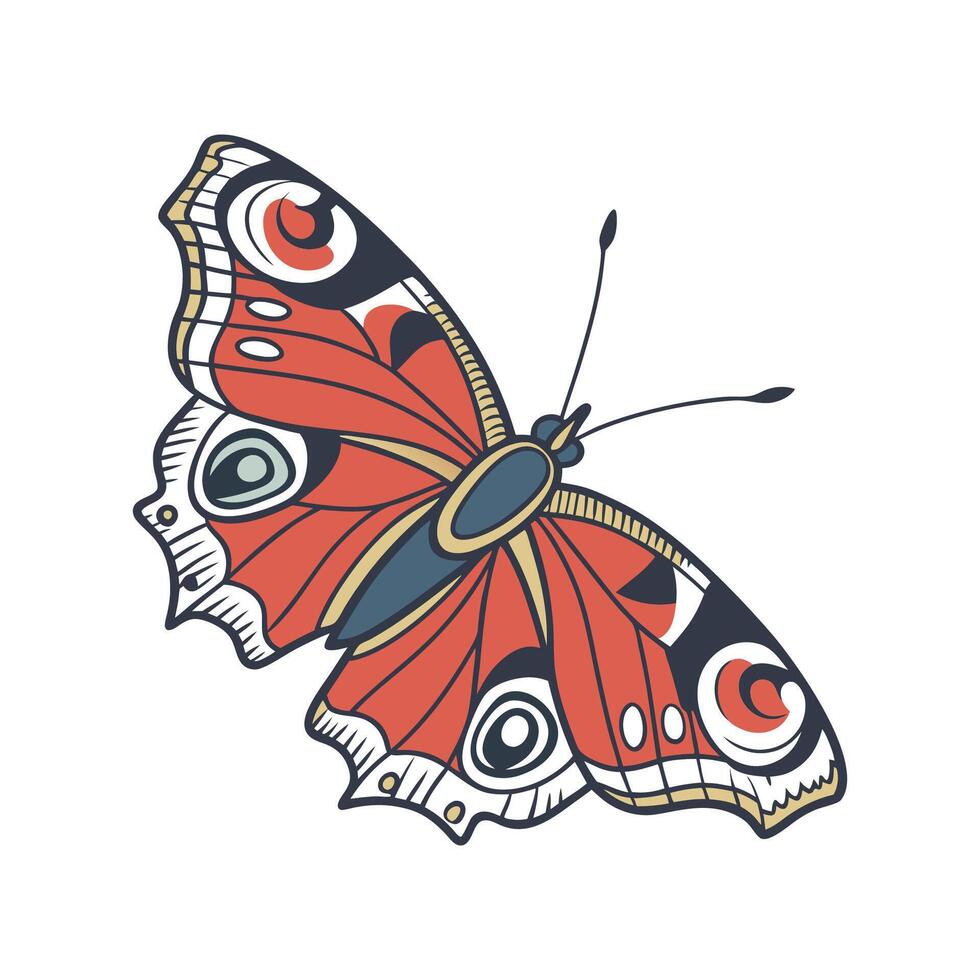 Papillon Breed on White Background vector