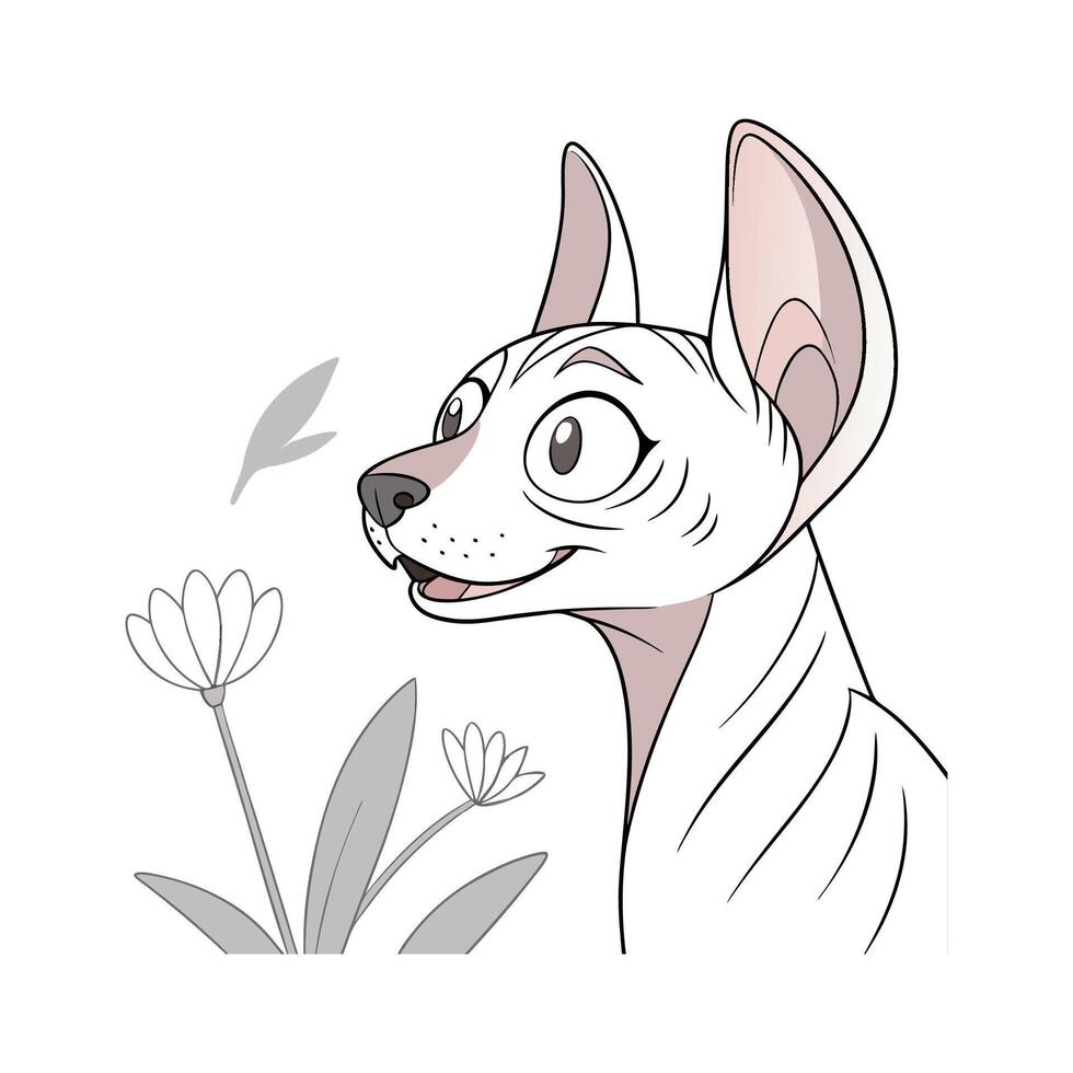 Charming Peruvian Inca Orchid vector