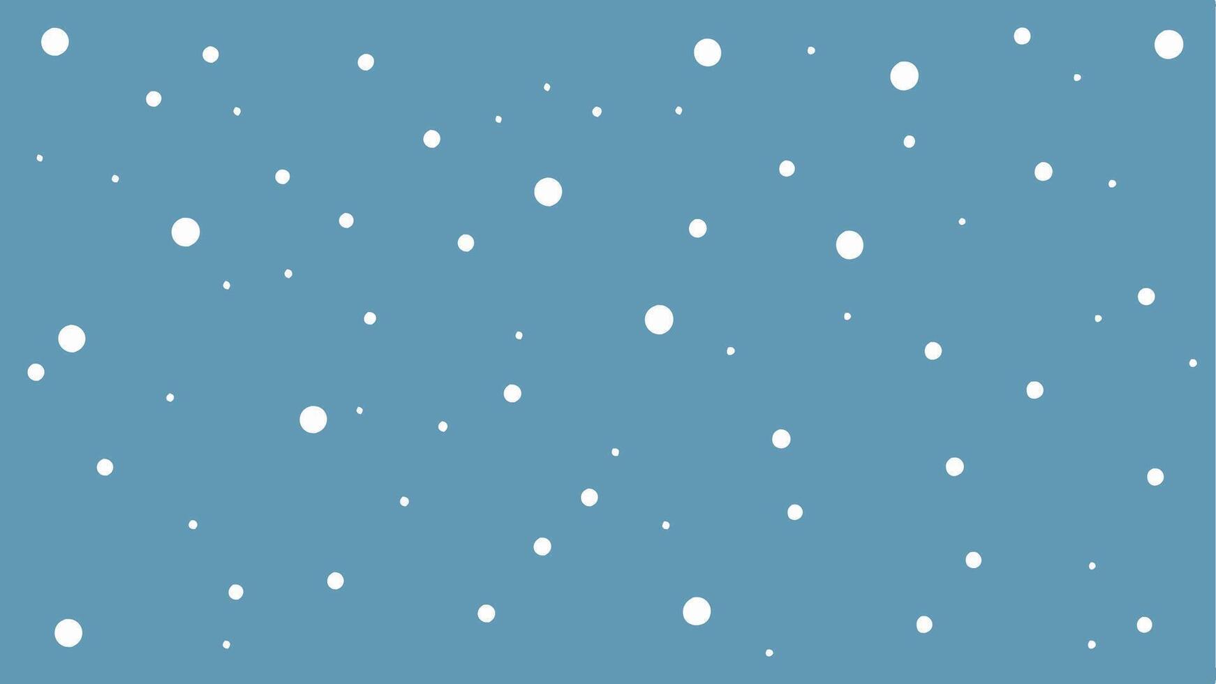 Light Snowfall Effect with Scattered Snowflakes for Winter Backgrounds vector