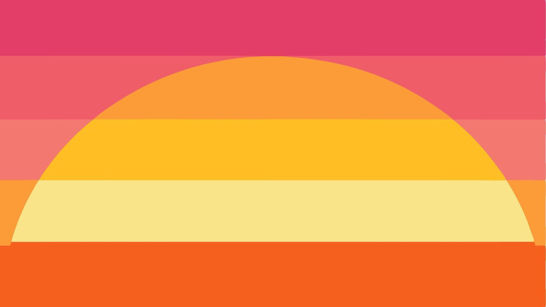 Sunrise Horizon Gradient Pattern with Warm Colors Smooth Transitions vector