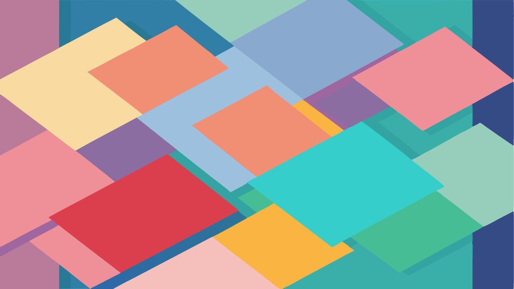 Soft Overlapping Rectangles with Semi Transparent Layers for Backgrounds vector