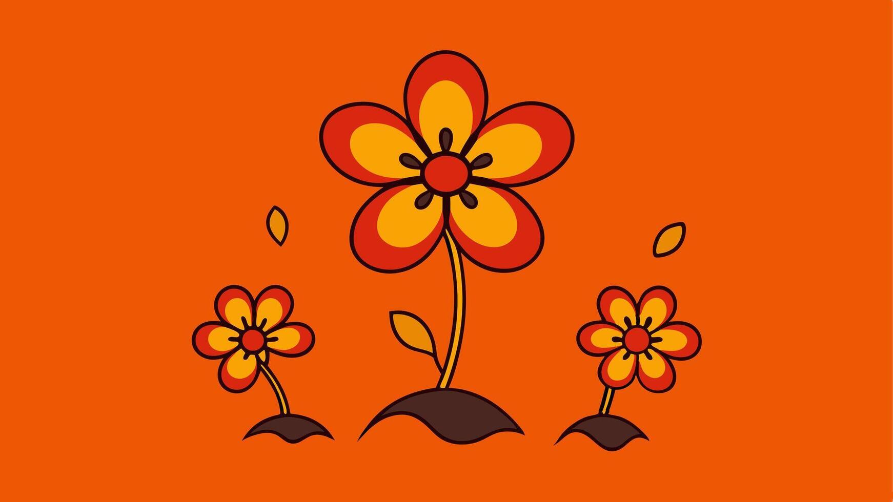 Lava Bloom Abstract Flowers with Fiery Molten Textile Seamless Design Creative Fabric Patterns vector
