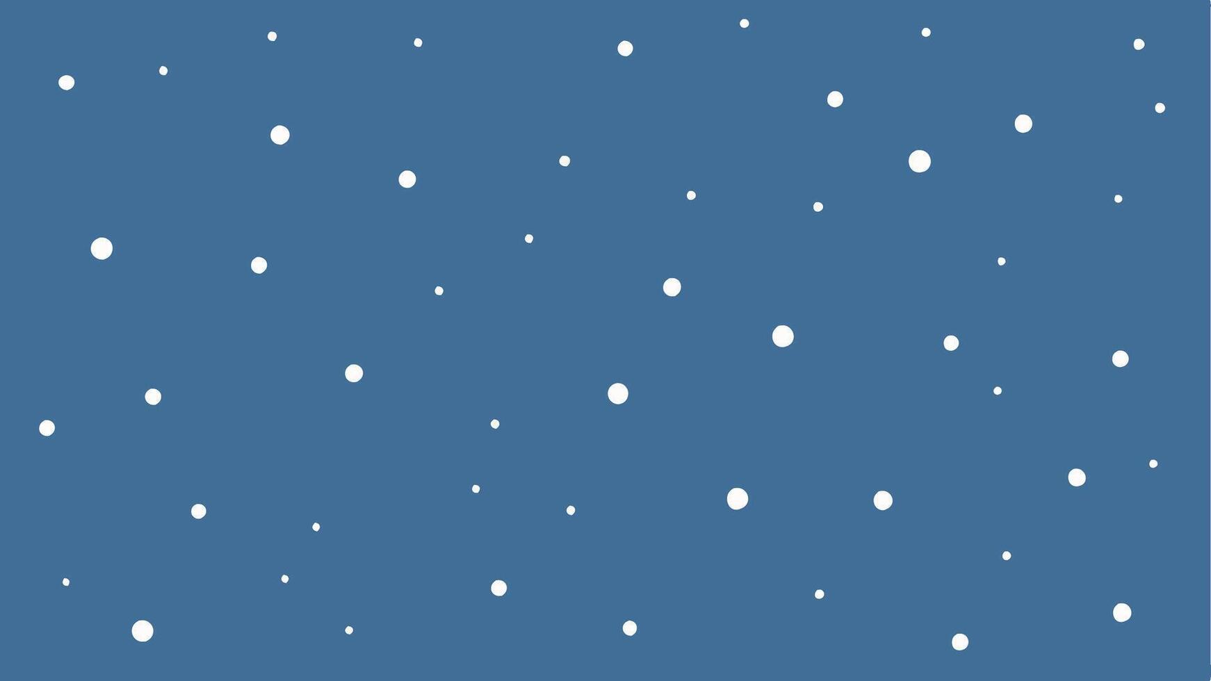 Light Snowfall Effect with Scattered White Snowflakes for Winter Backgrounds vector