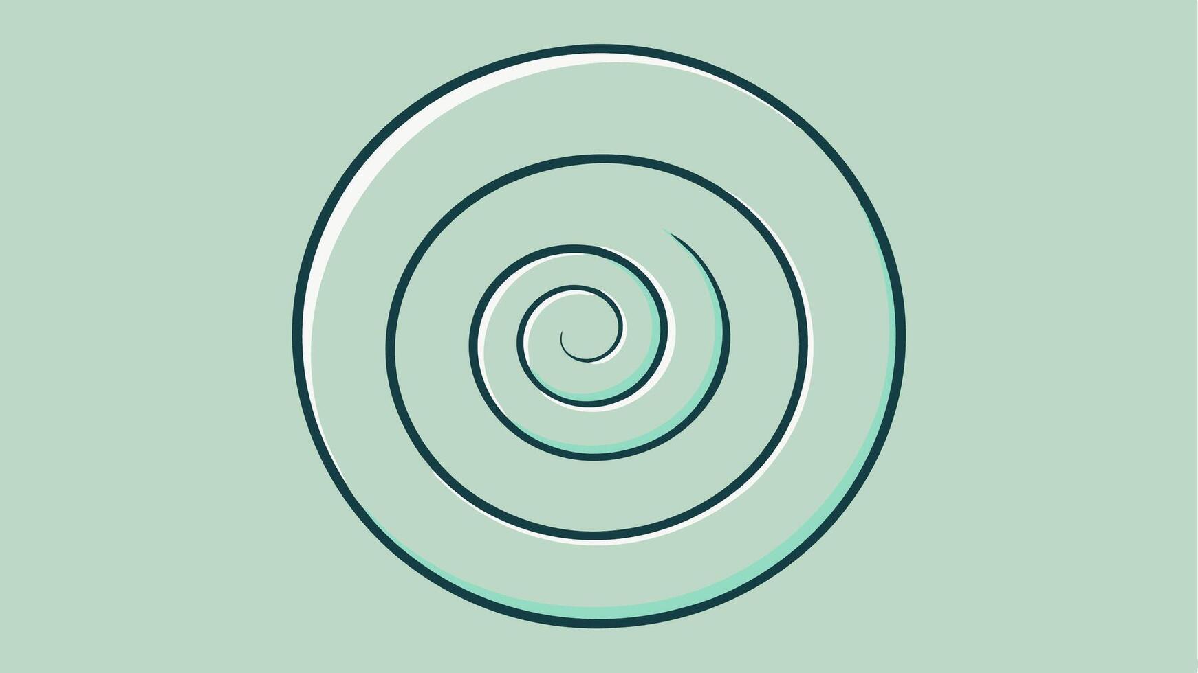 Gentle Swirling Pattern with a Circular Flow in Modern Abstract Design vector