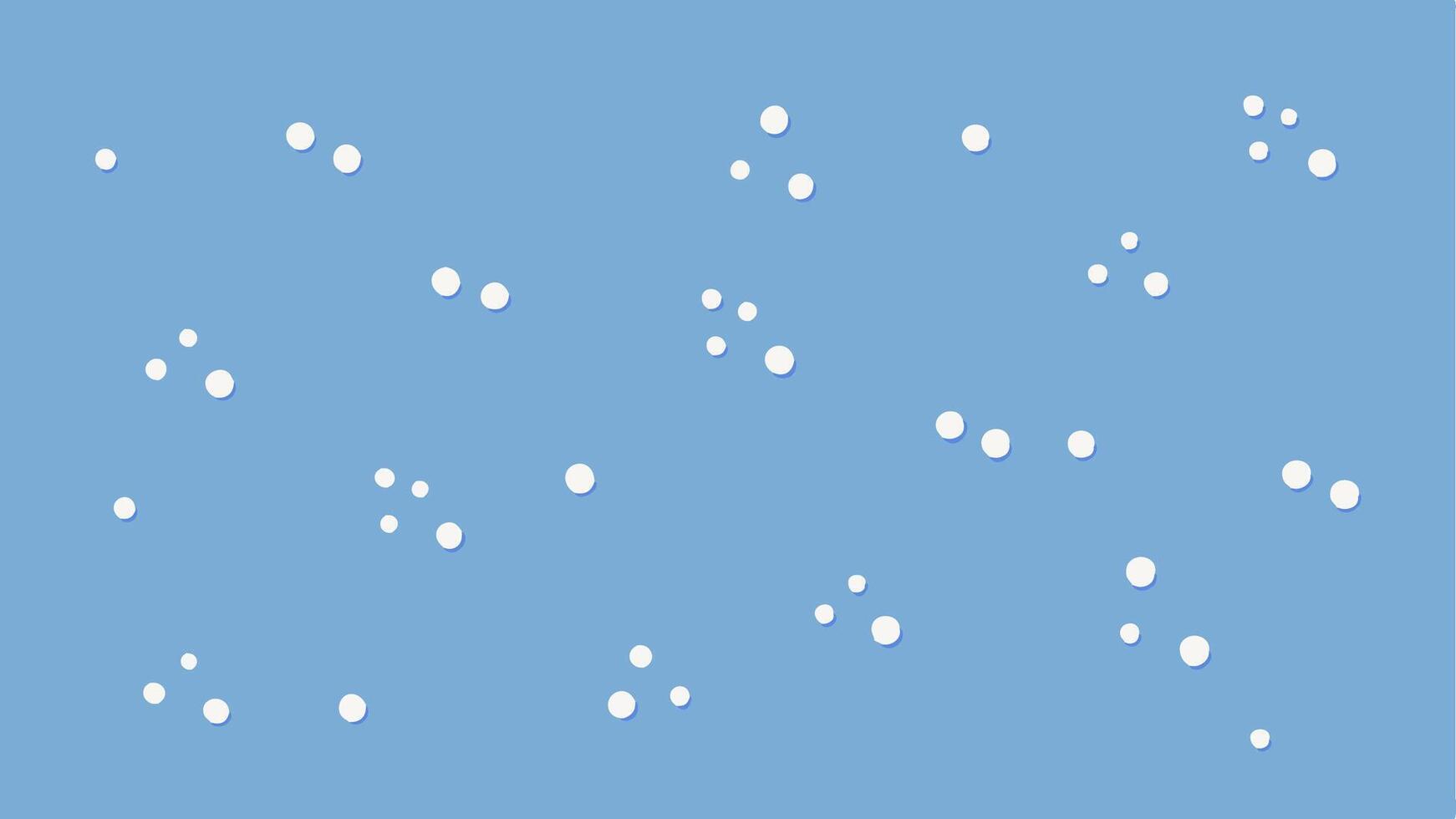 Light Snowfall Effect with Scattered White Snowflakes Winter Backgrounds vector