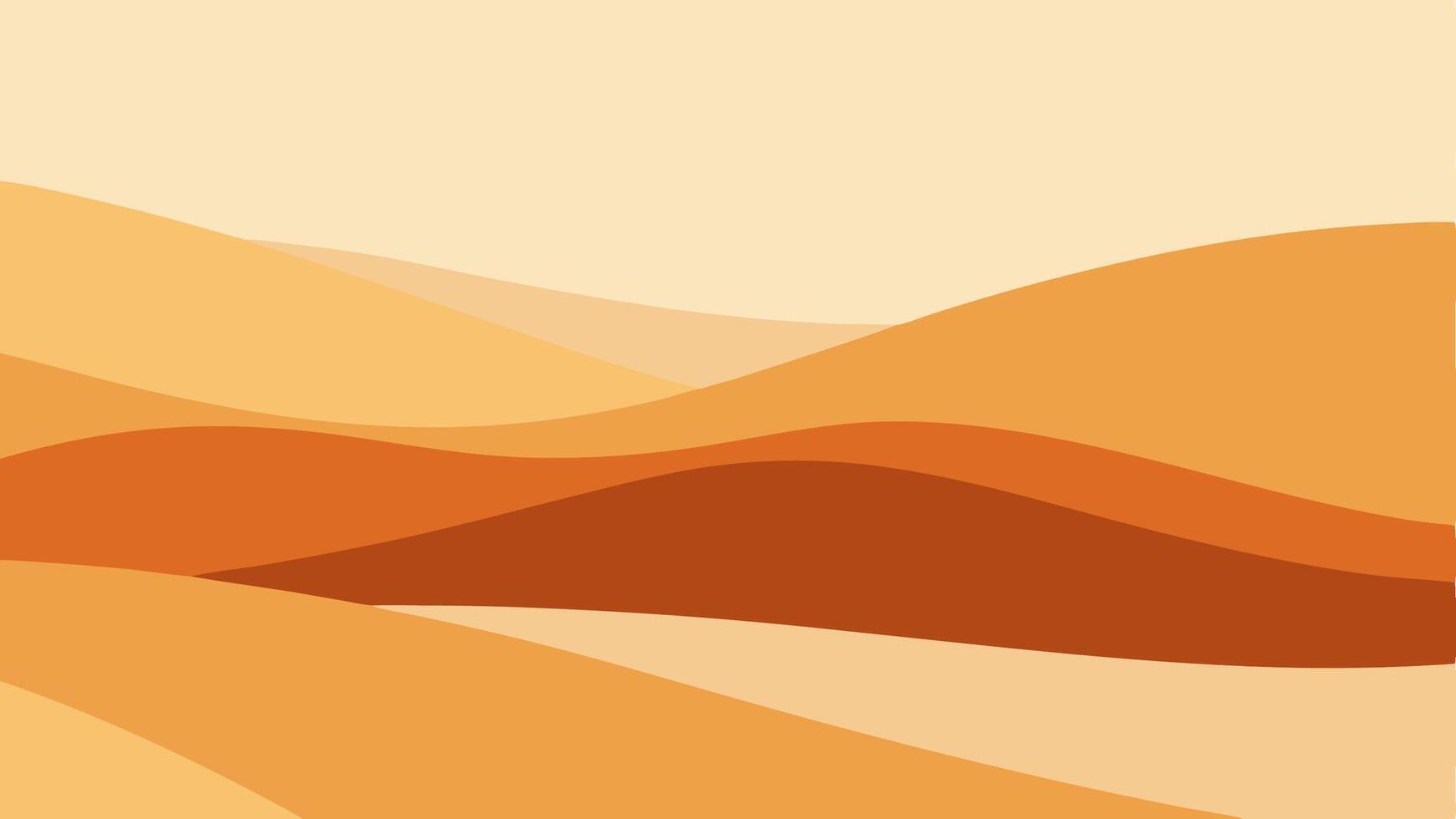 Soft Sand with Light Abstract Curved Layers Pattern Design vector