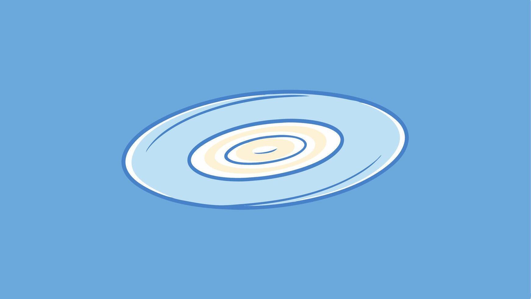 Gentle Swirling Pattern with a Circular Flow in a Modern Abstract Design vector