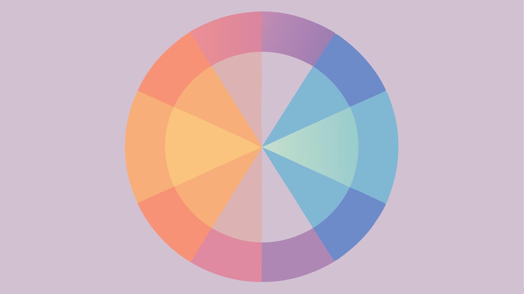 Clean Radial Gradient Pattern Design with Smooth Transitions for Modern Visual Appeal vector