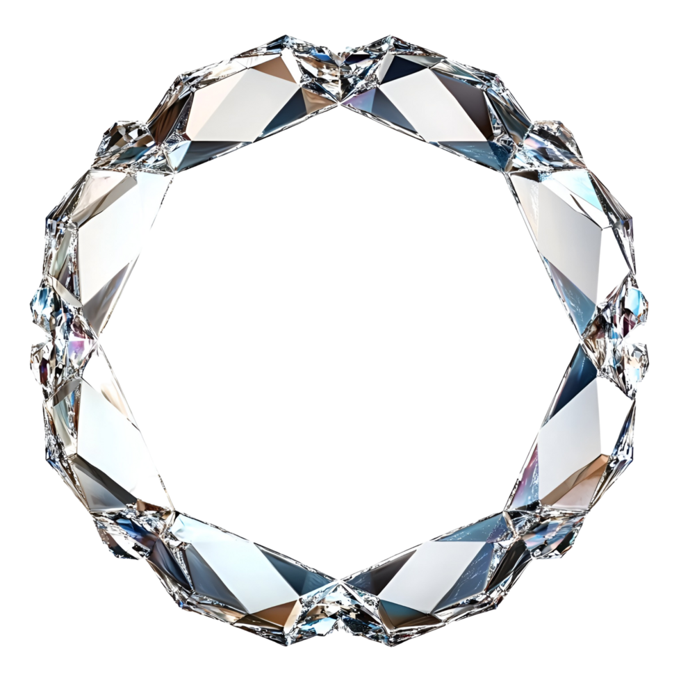 3D Modern Folded Paper Design on Transparent Background png