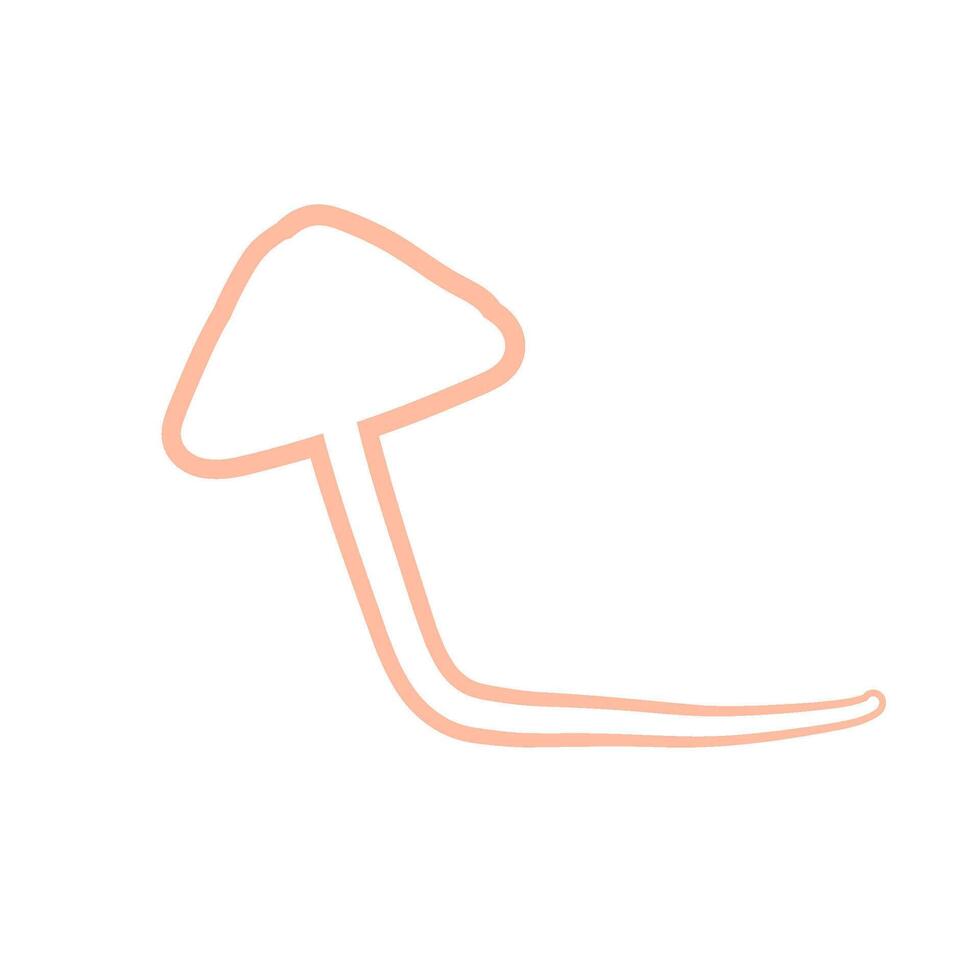 Pastel Hand Drawn Arrow vector