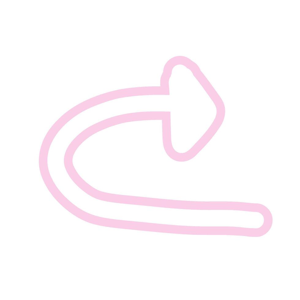 Brush Arrow Shape Design vector