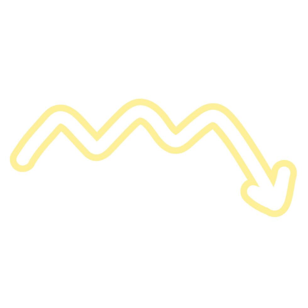 Cute Arrow Sketch Art vector