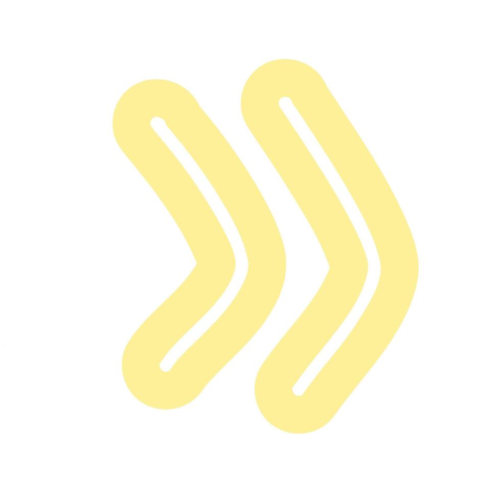 Cute Doodle Arrow Shape vector