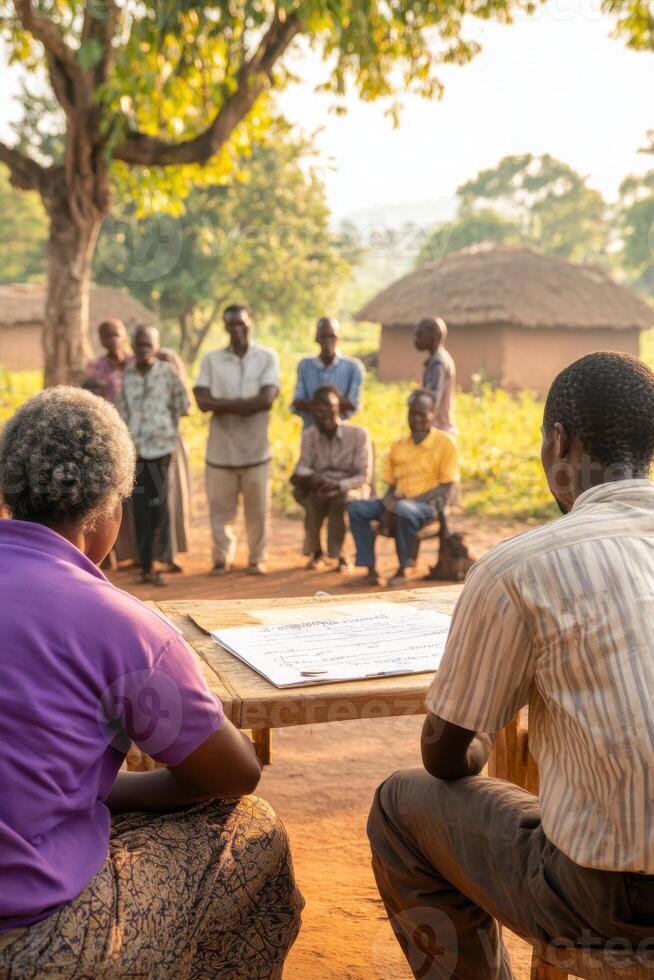 Community farmers engage in a vital workshop on brucellosis prevention, aiming to enhance rural health education photo