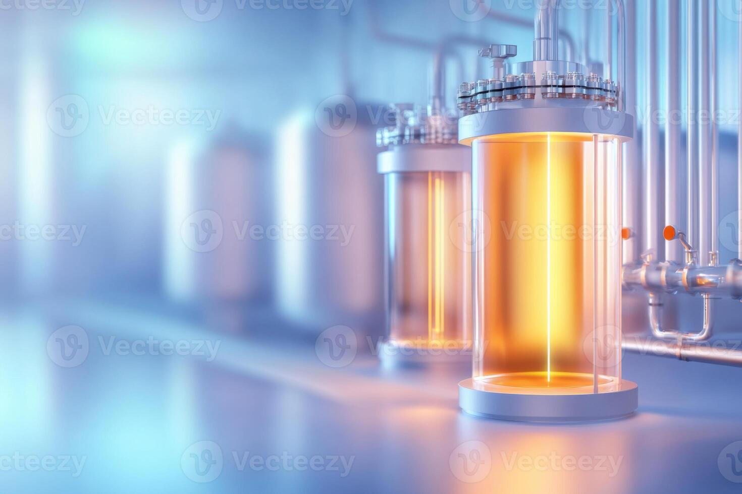 Innovative molten salt electrolyzer operating in a high-tech facility showcasing modern energy solutions photo