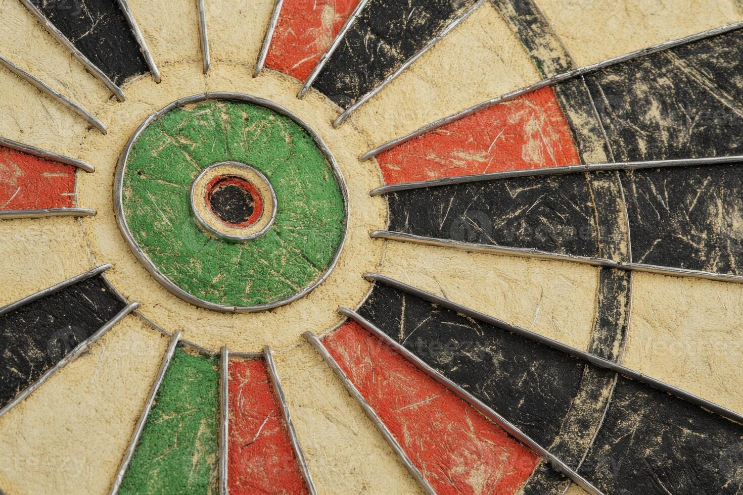 High quality isolated dartboard showcasing vibrant colors and sharp details against a clean white backdrop photo