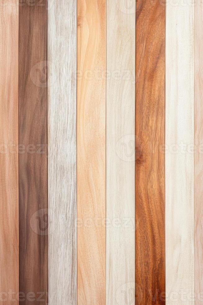 Exploring the intricate patterns and textures of natural wood in a harmonious display of colors and grains photo