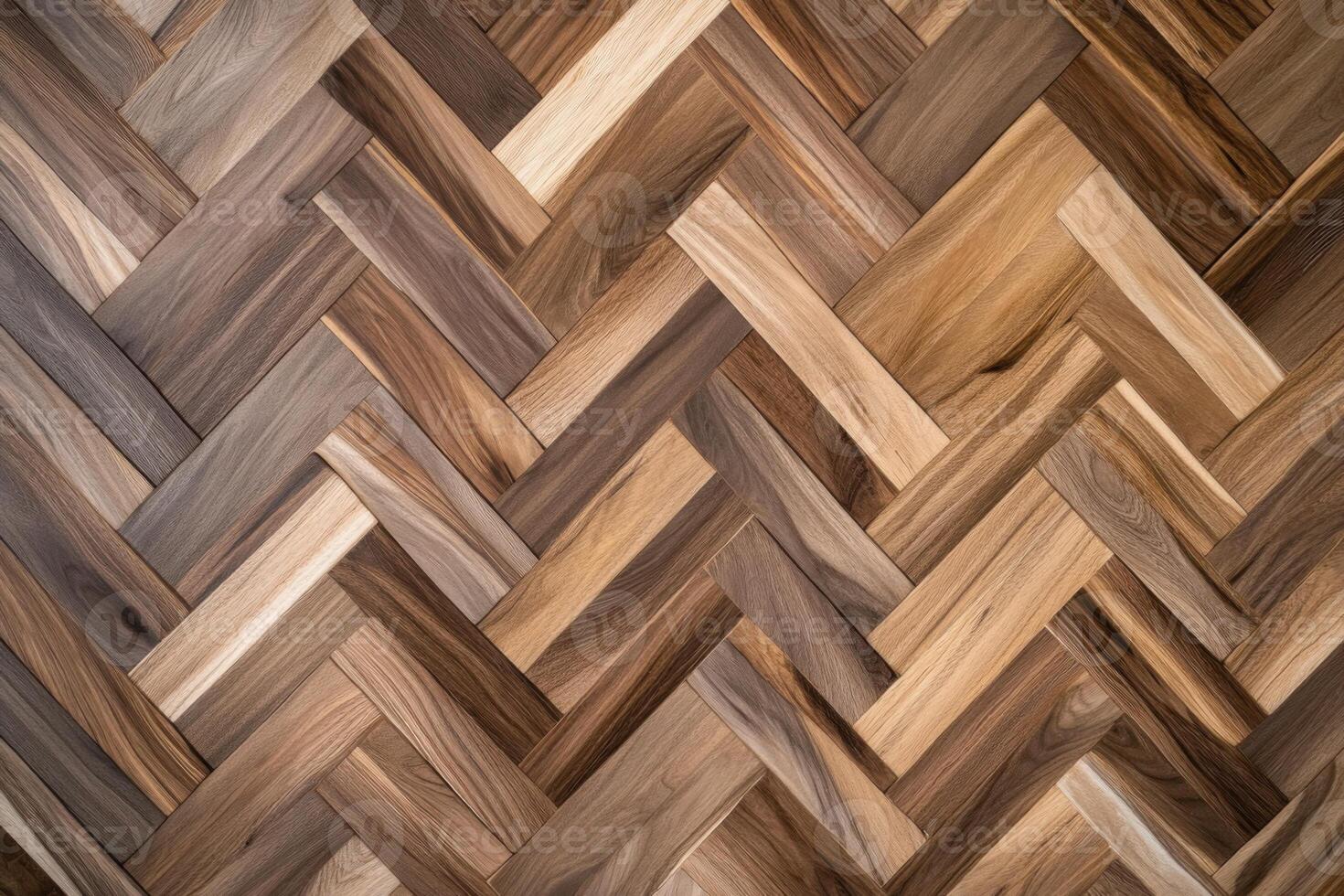 Modern wood design featuring natural patterns and polished grain illuminated by soft, warm lighting in a contemporary environment photo