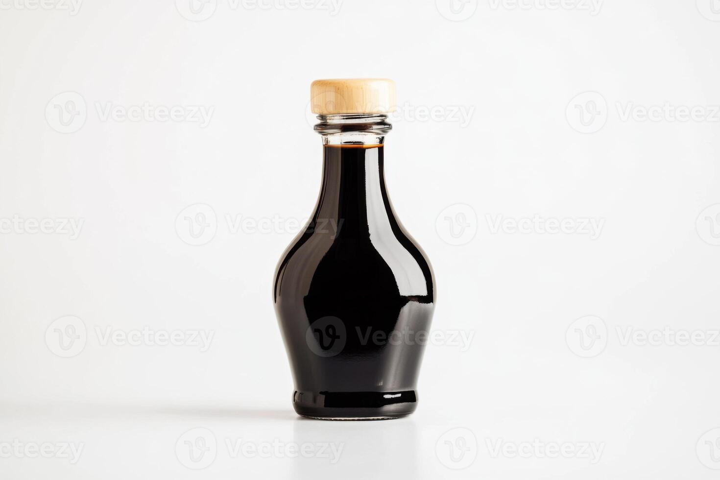 High quality condiment bottle mockup against a clean white background photo