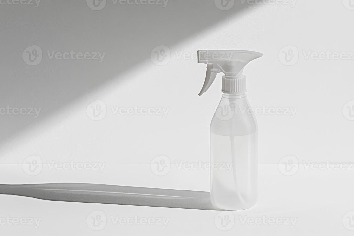 High quality all-purpose cleaner on a clean white background with realistic lighting and sharp details photo